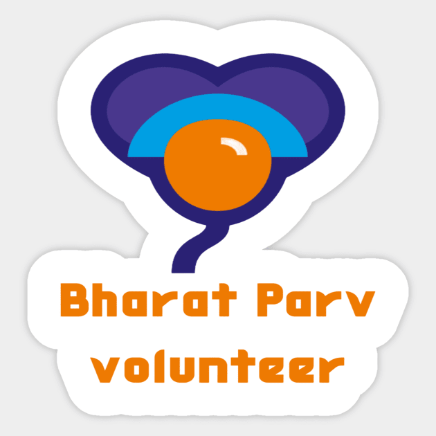Bharat Parv volunteer Sticker by Bharat Parv